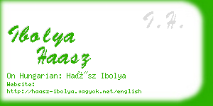 ibolya haasz business card